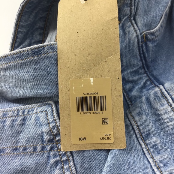 Levi's Vintage Shortall Light Wash Denim Overalls - Picture 3 of 3